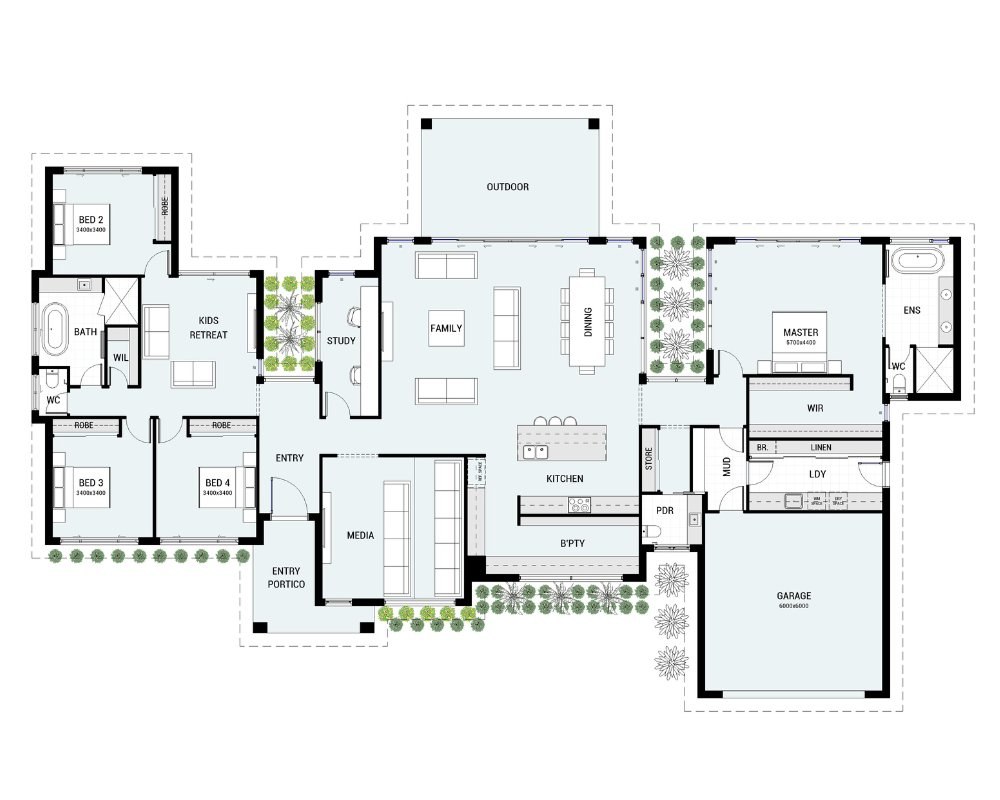 Cedar floorplan