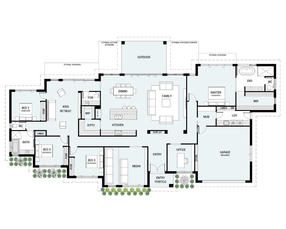 Fernbrook floorplan